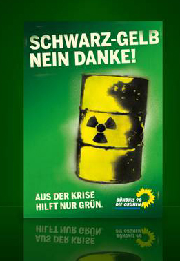 Grünen Plakat 